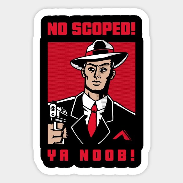 No scoped 2.0 Sticker by 2 souls